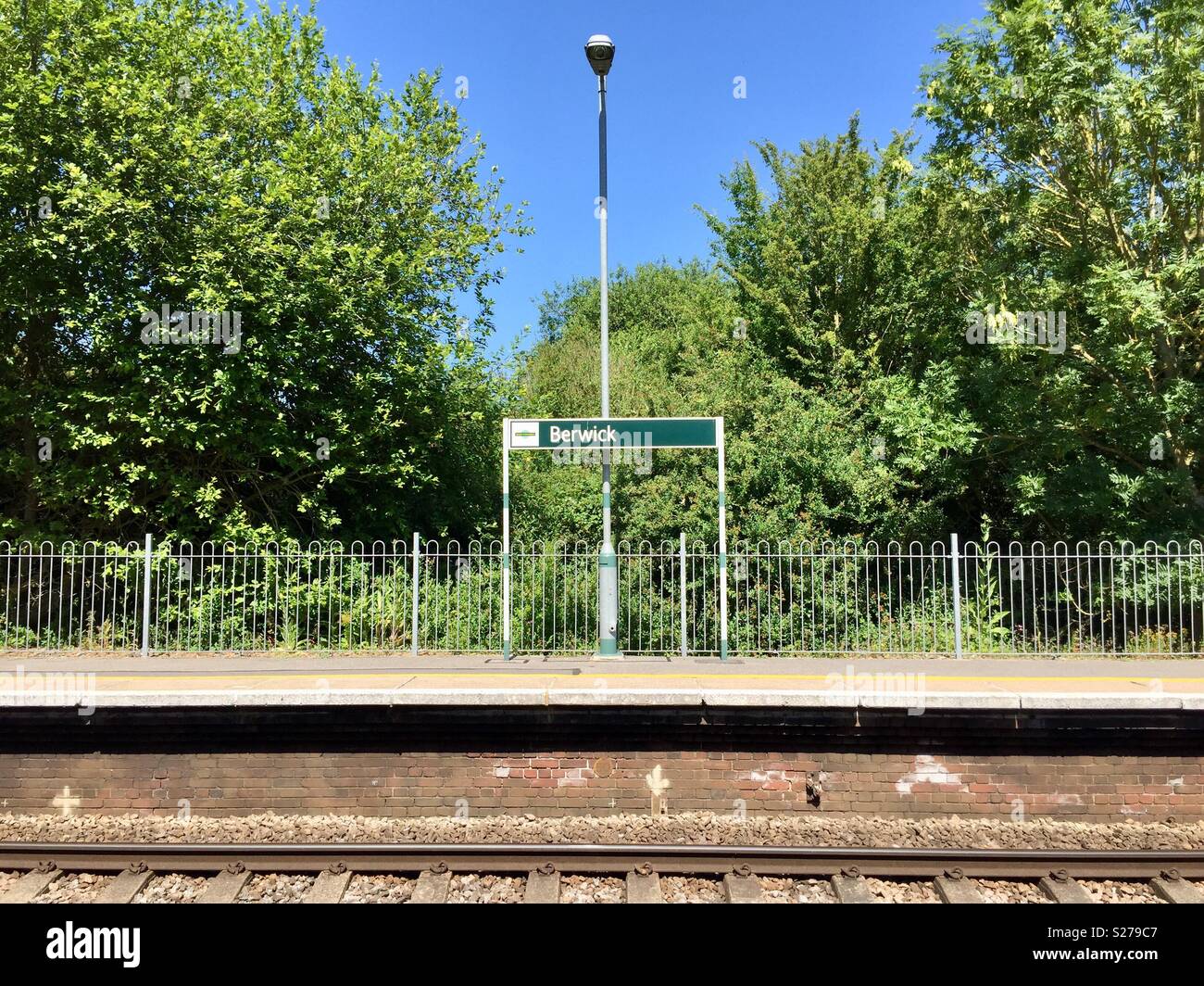 Berwick, Sussex - Smartphone Captured Stock Image