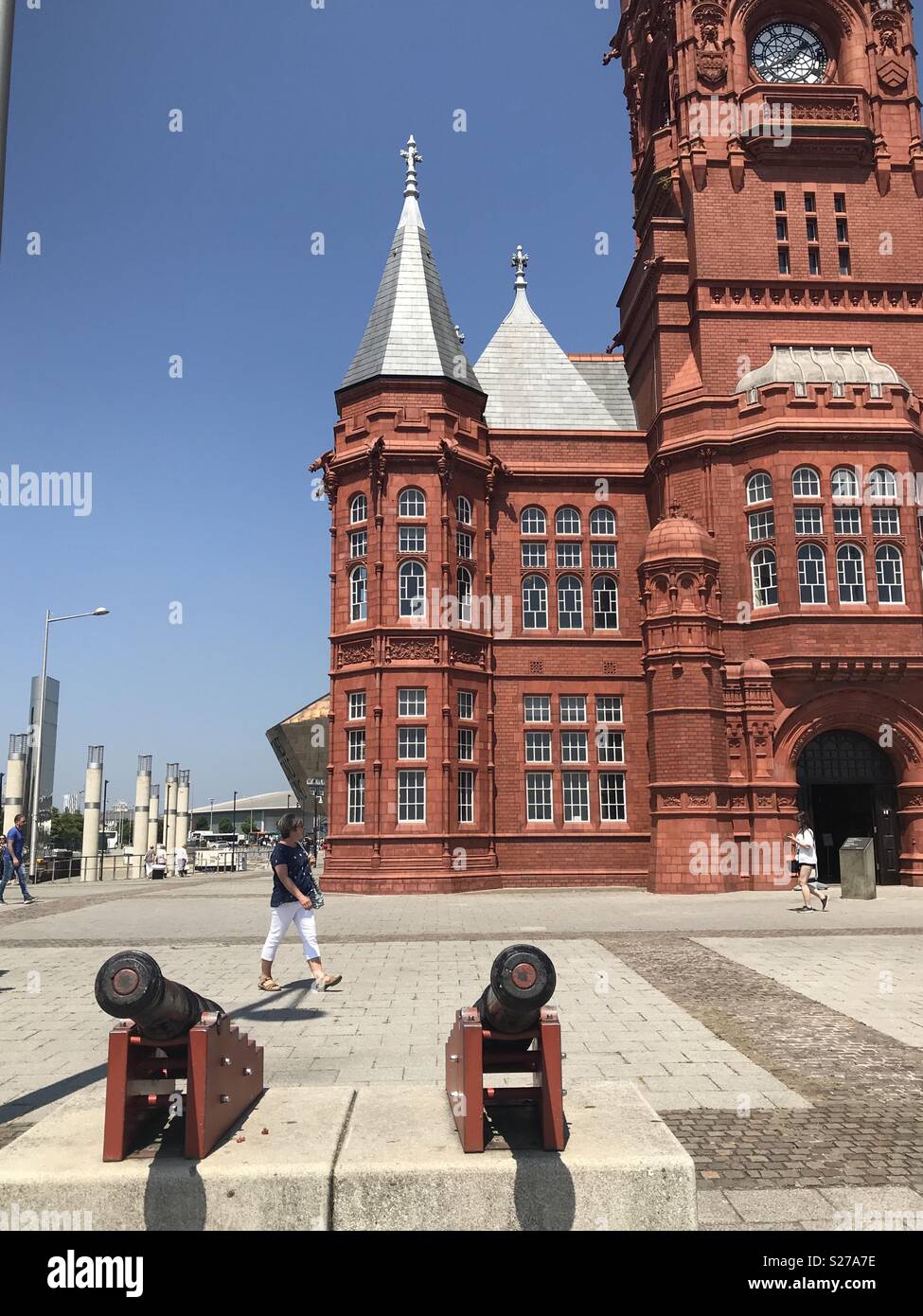 Cardiff Bay, Wales. - Smartphone Captured Stock Image