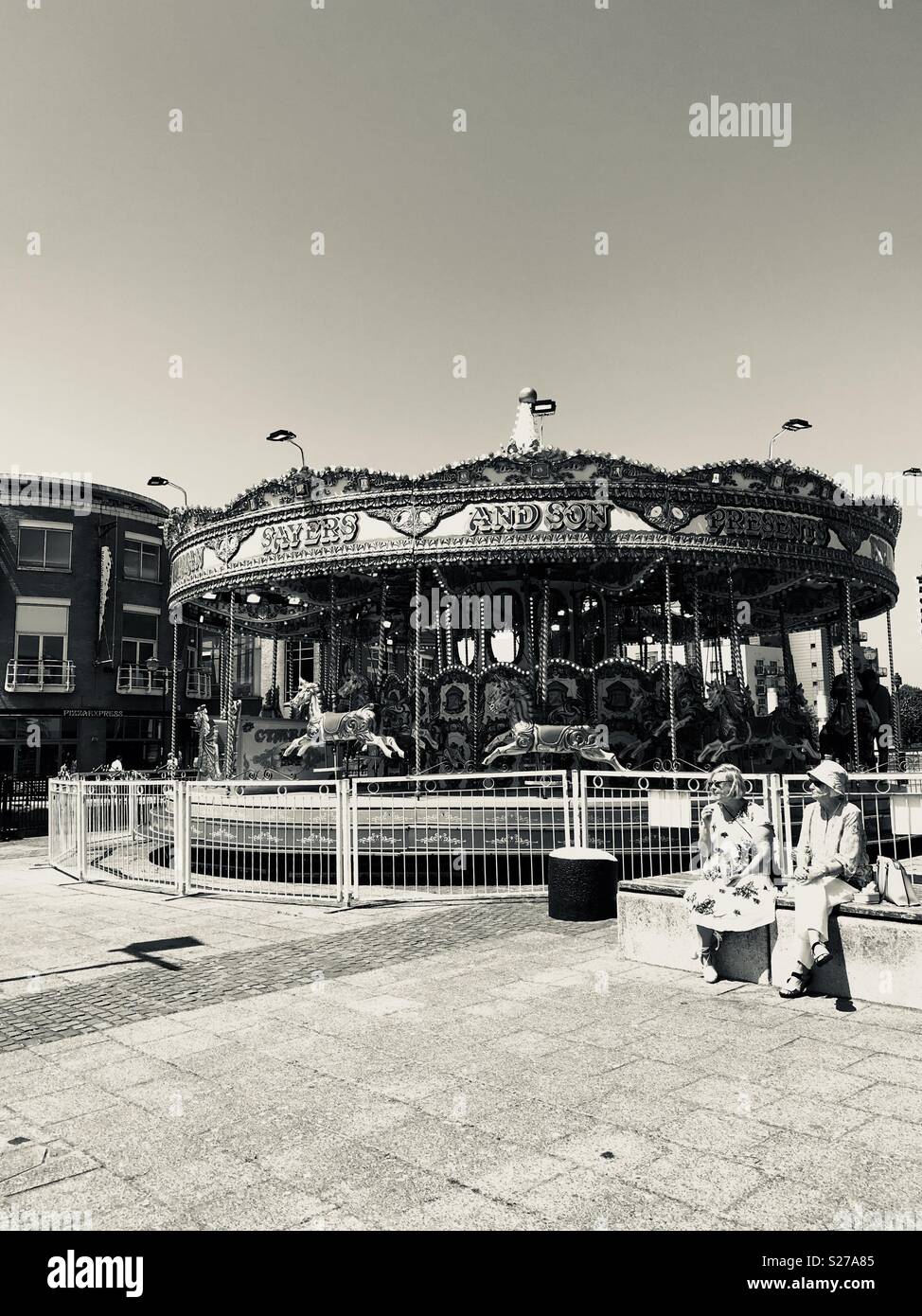 Carousel cardiff bay hi-res stock photography and images - Alamy