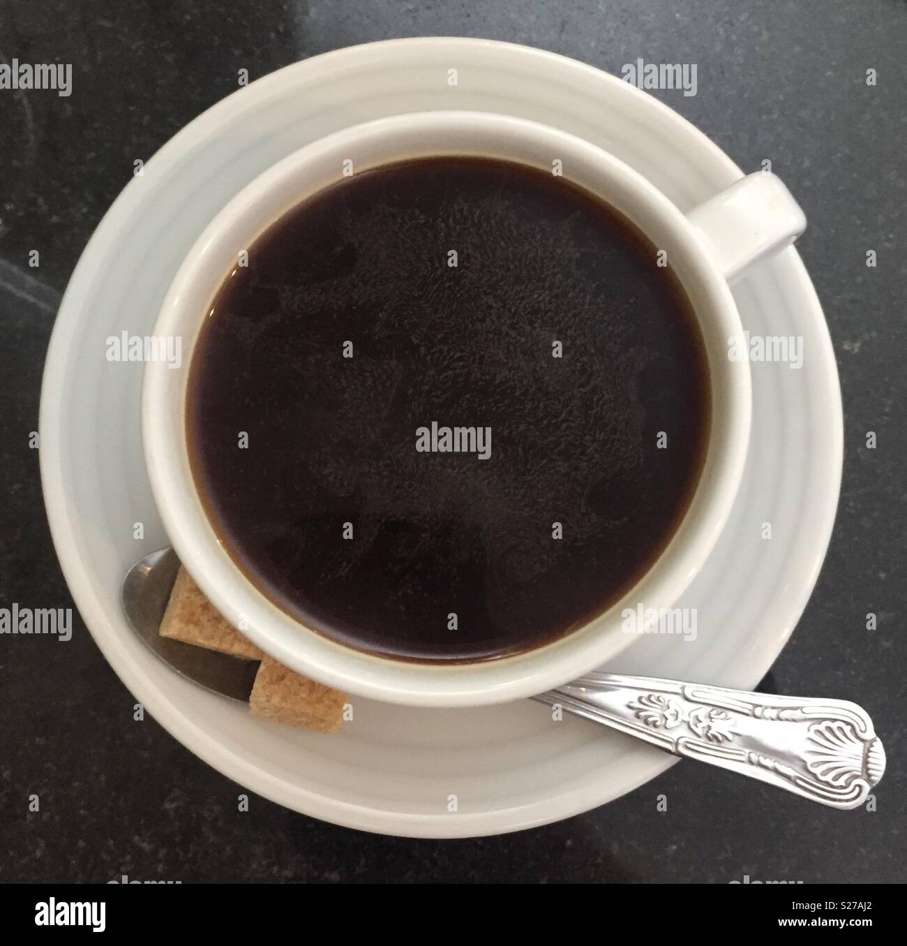 Black coffee - Smartphone Captured Stock Image