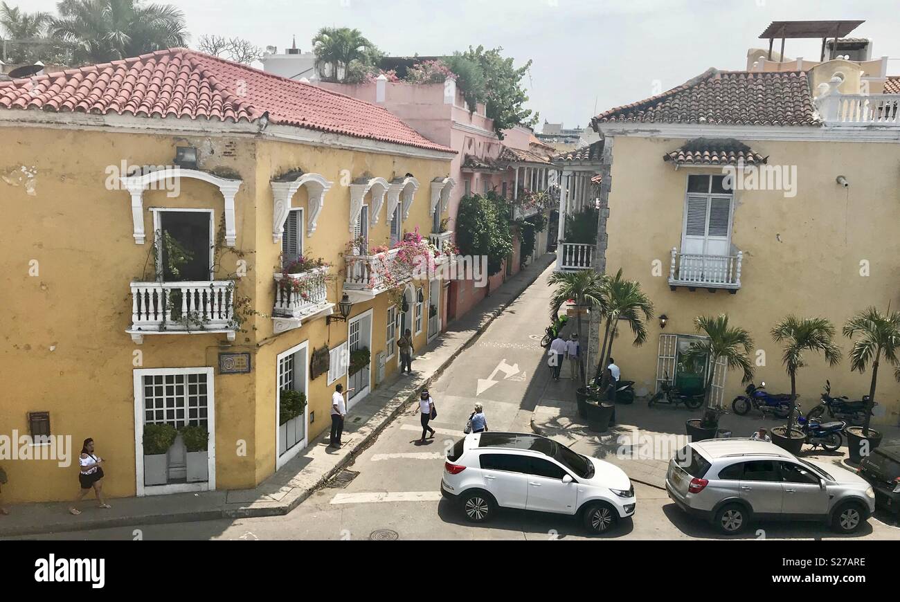 Cartagena Colombia - Smartphone Captured Stock Image