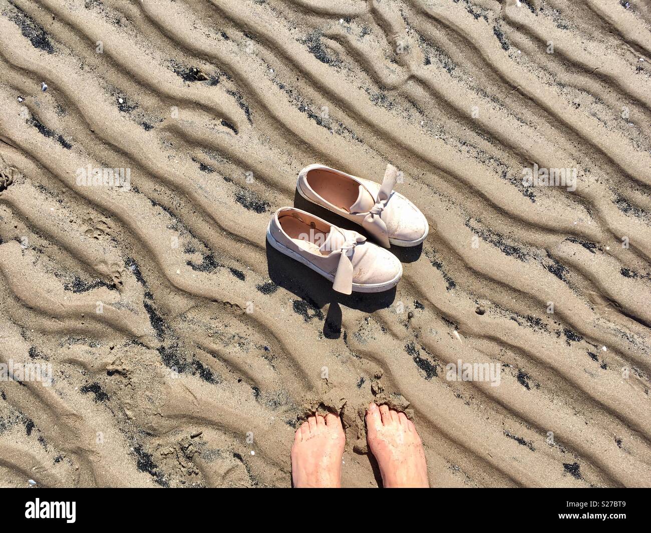 Sandy Shoes Stock Photos & Sandy Shoes Stock Images Alamy