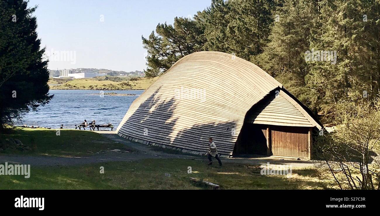 Viking village Norway - Smartphone Captured Stock Image