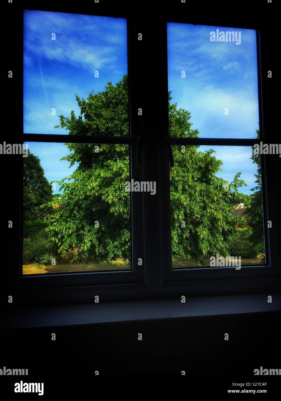 Window view - Smartphone Captured Stock Image