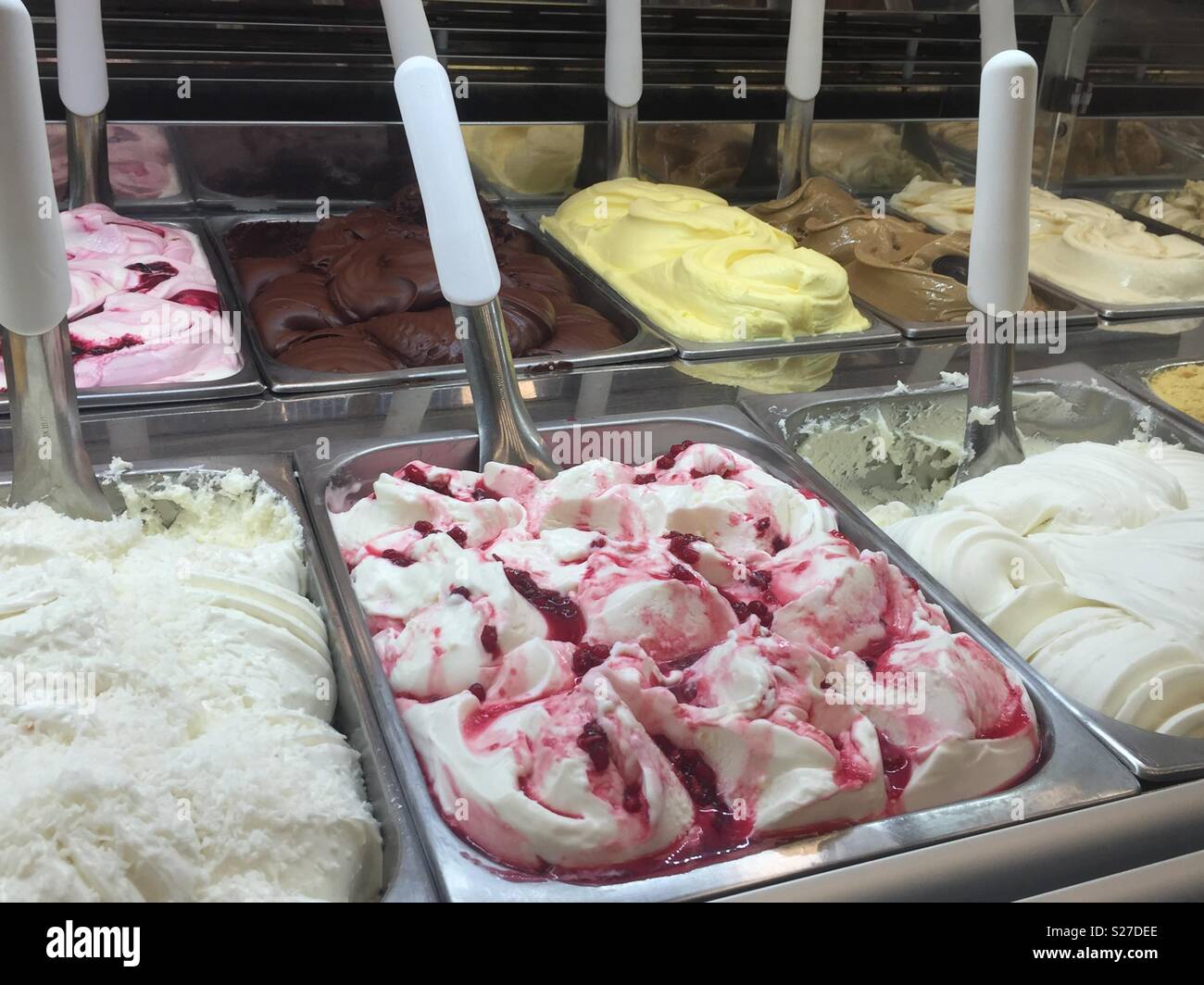 Gelato ice cream shop in Florence, Italy Stock Photo Alamy