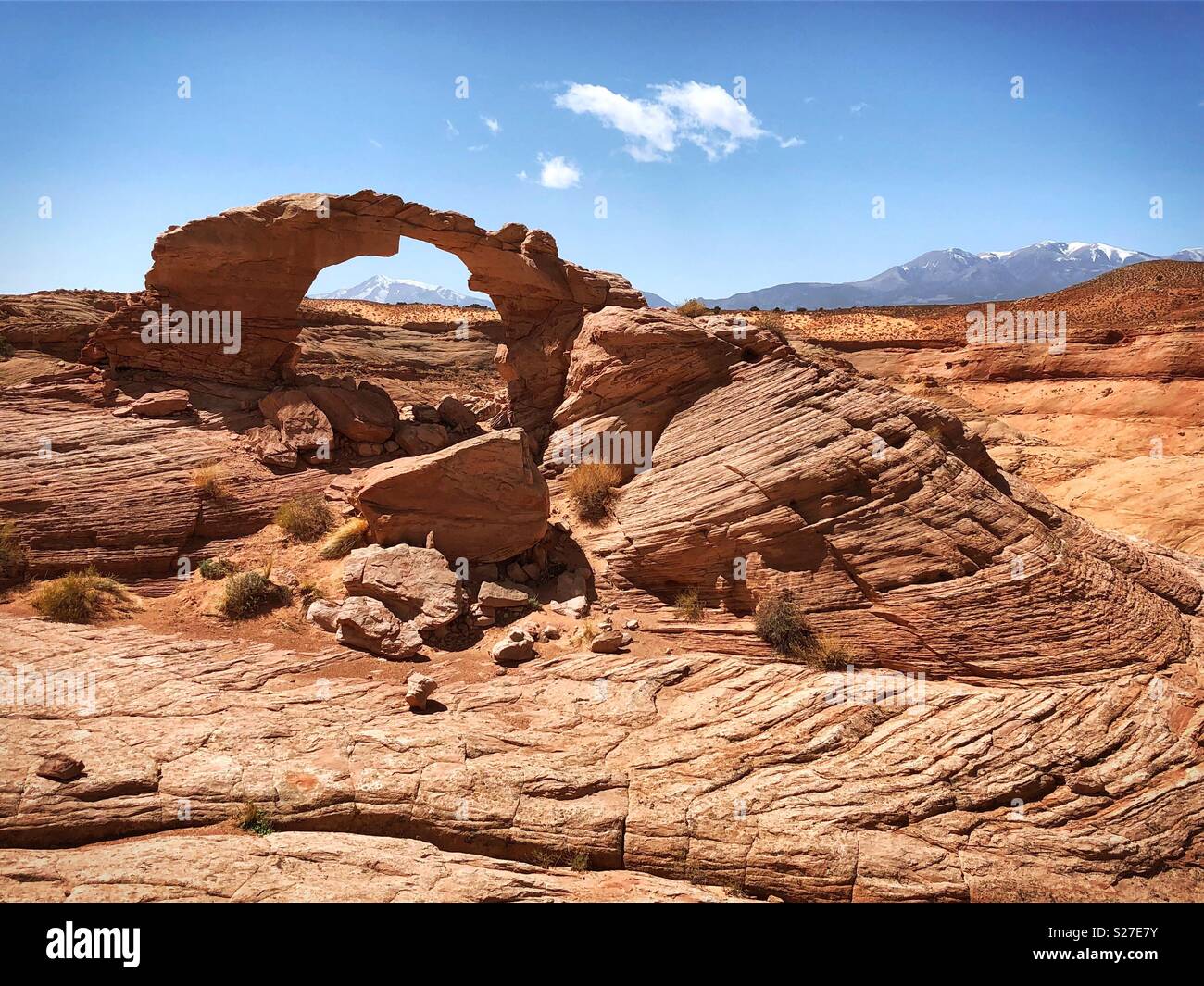 Utah Arch - Smartphone Captured Stock Image