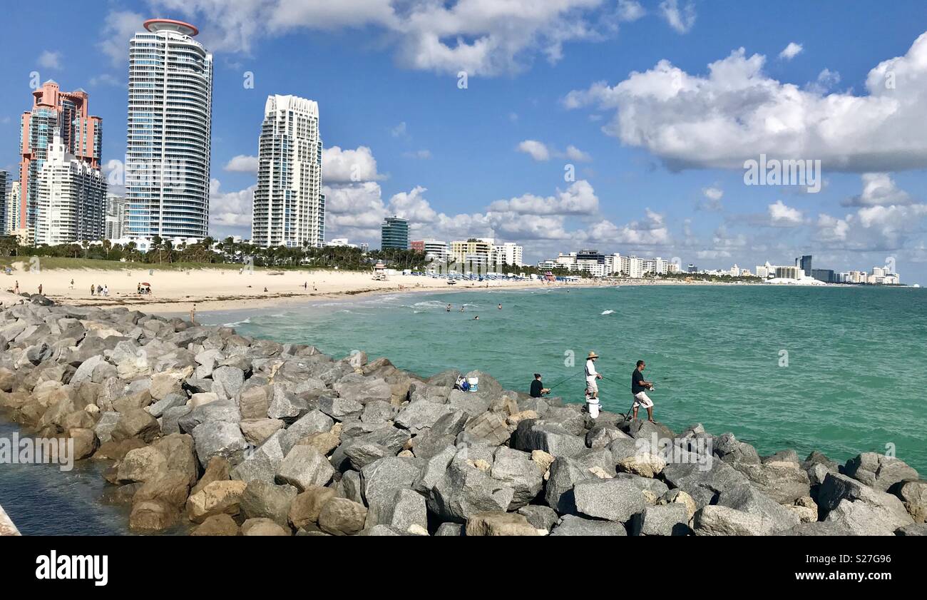 Miami south beach - Smartphone Captured Stock Image