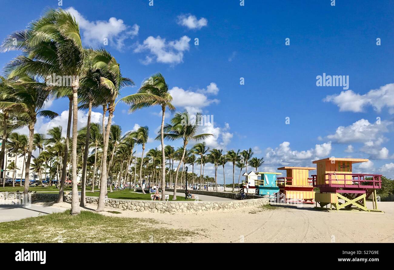Miami south beach - Smartphone Captured Stock Image