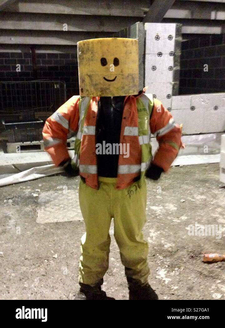 Building site fun - Smartphone Captured Stock Image