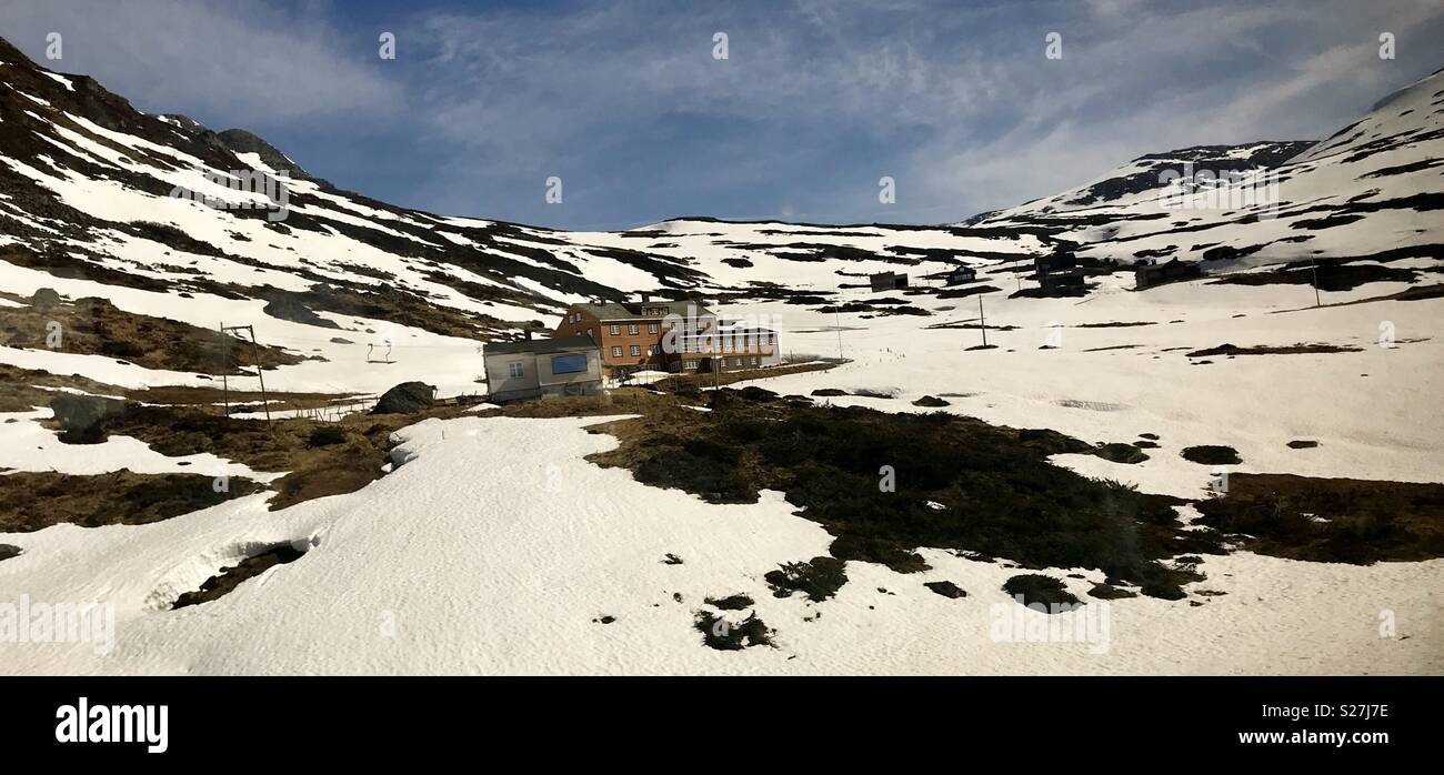 Myrdal station Norway - Smartphone Captured Stock Image