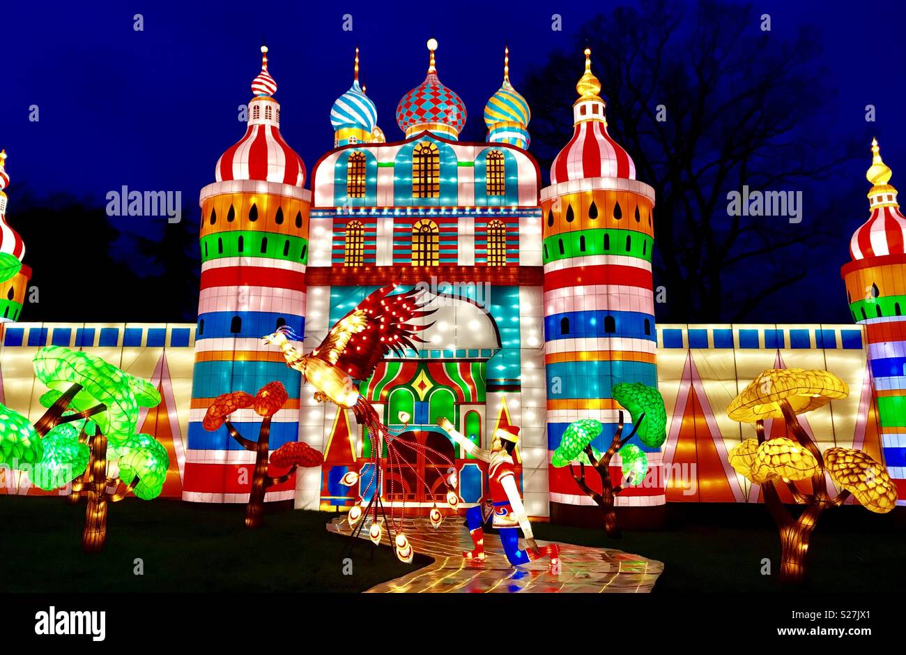 Longleat festival of light 2017 Stock Photo Alamy