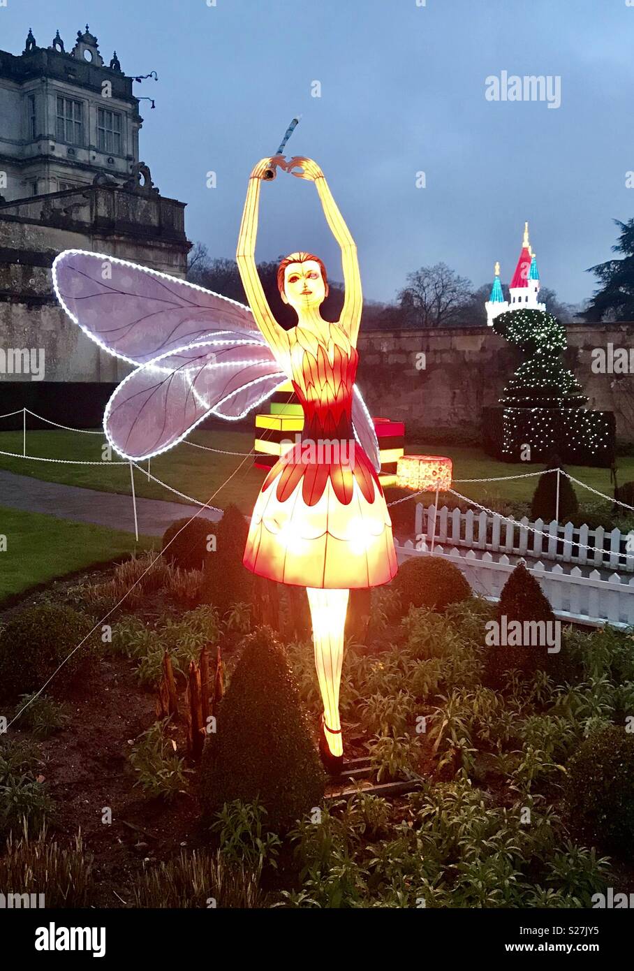 Longleat festival of light 2017 - Smartphone Captured Stock Image