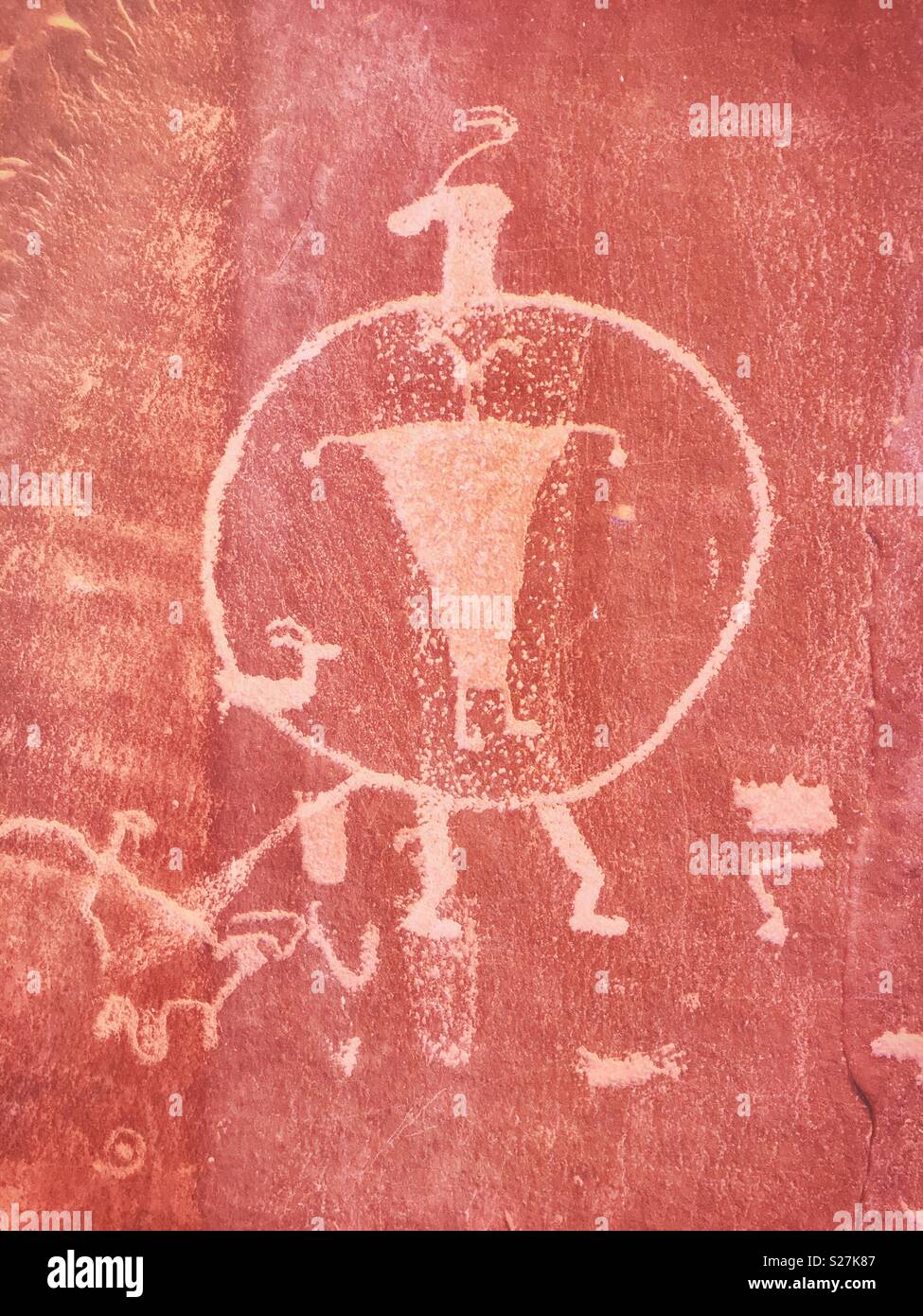Utah Petroglyph - Smartphone Captured Stock Image