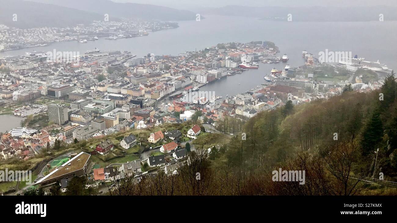 Bergen. Norway. - Smartphone Captured Stock Image