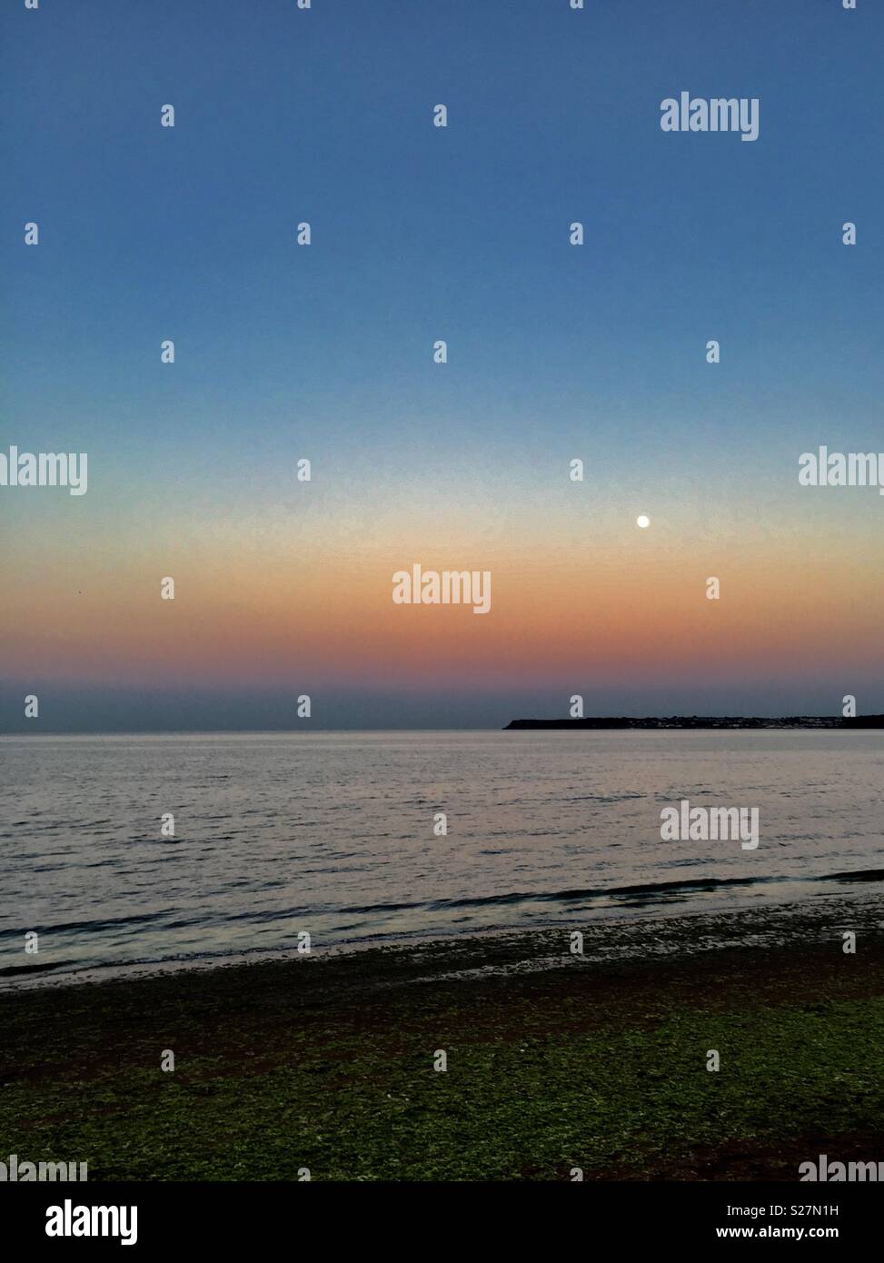 Night sky at the beach - Smartphone Captured Stock Image