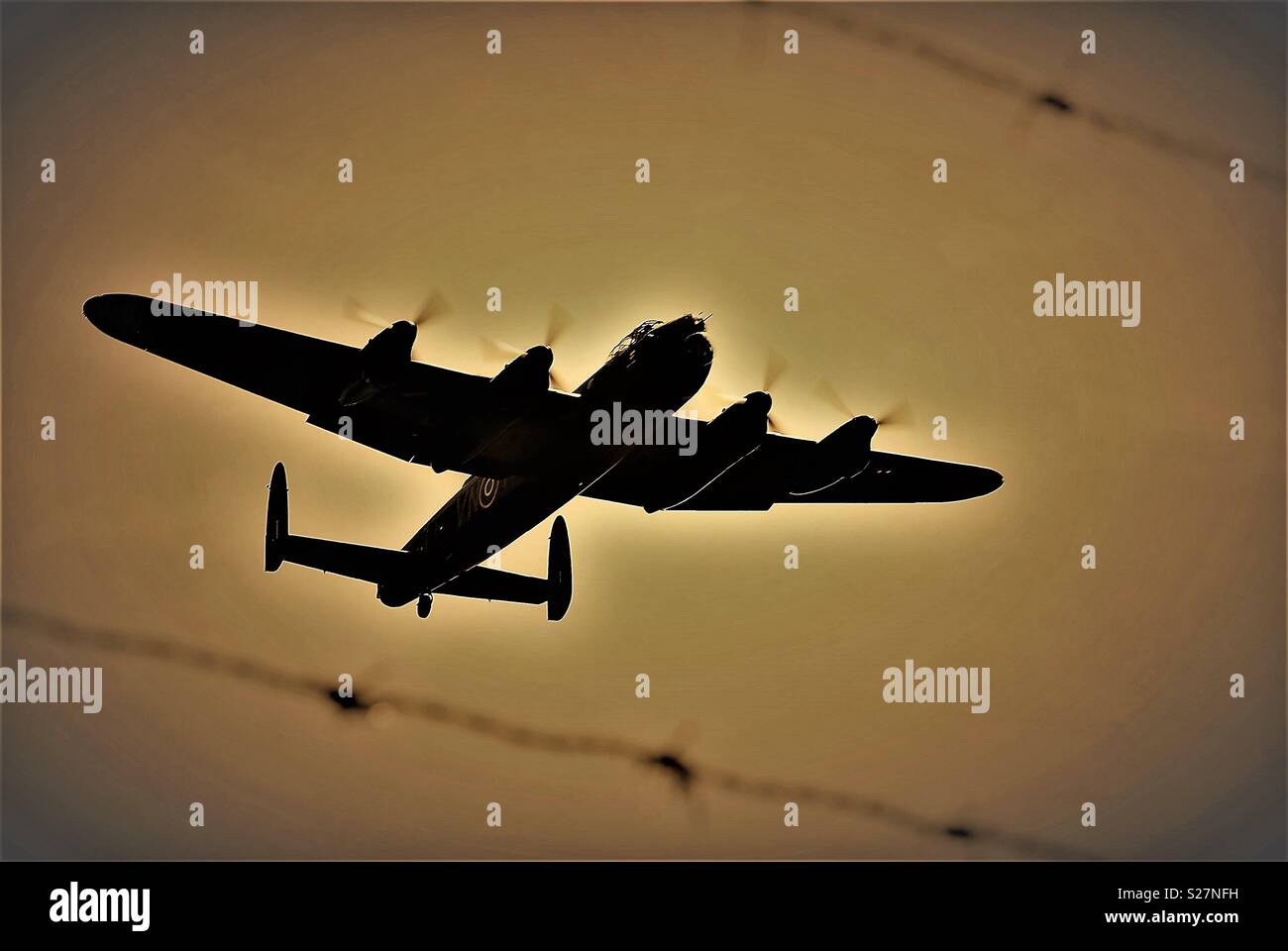 Battle of Britain Memorial Flight - Lancaster Bomber Stock Photo - Alamy