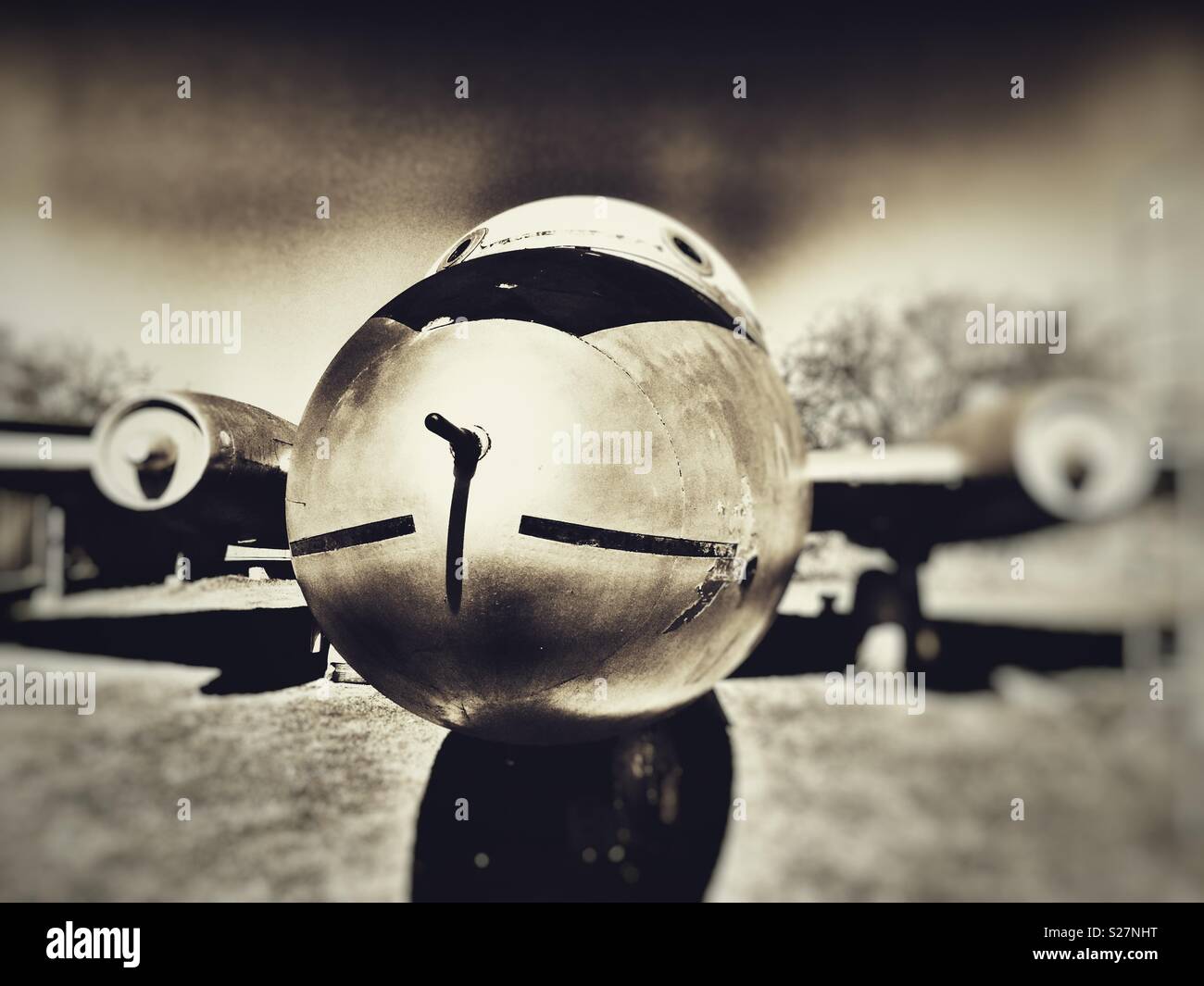 Norfolk and Suffolk aviation museum Flixton Suffolk England - Smartphone Captured Stock Image