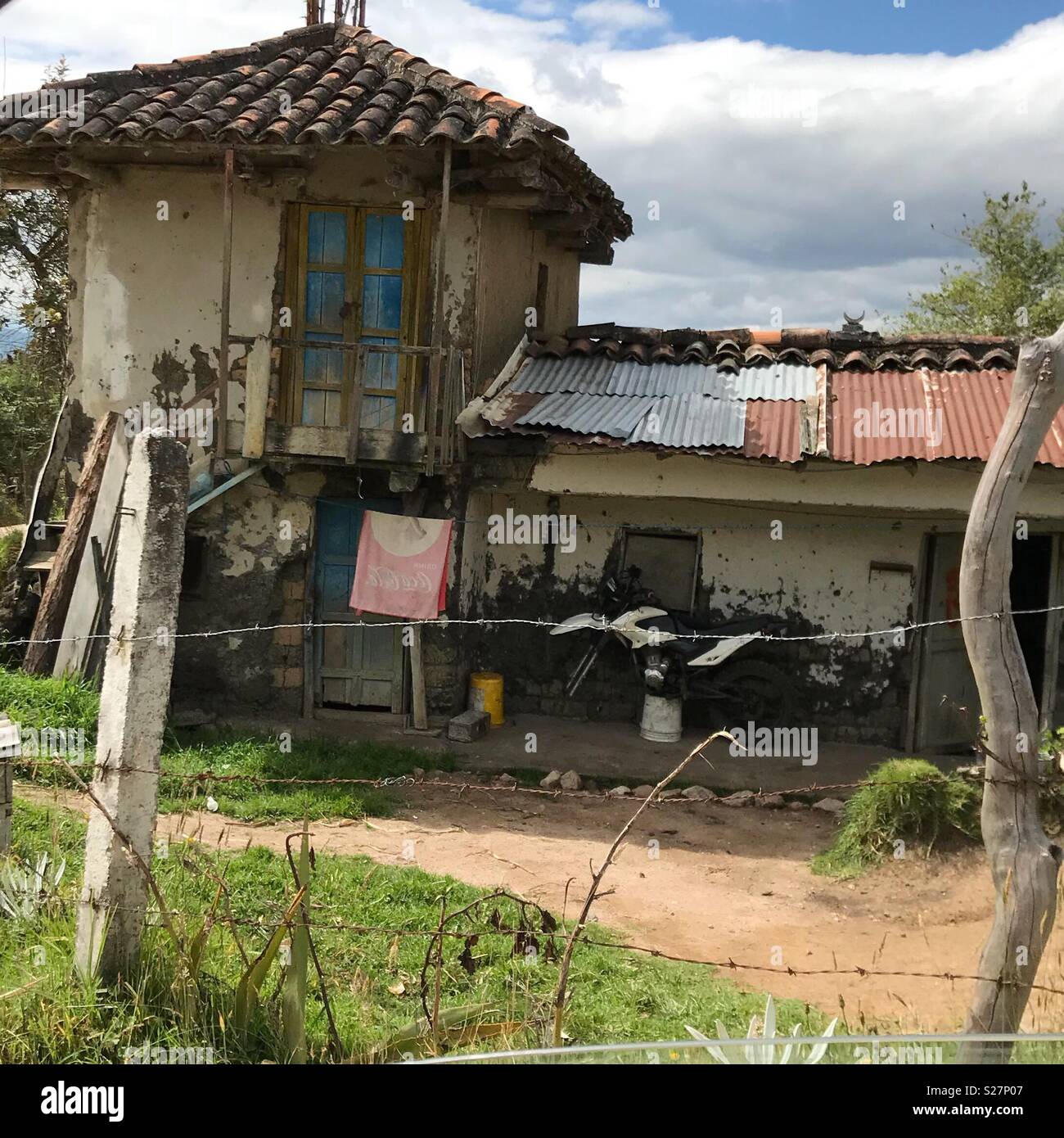 House in Ecuador Stock Photo Alamy
