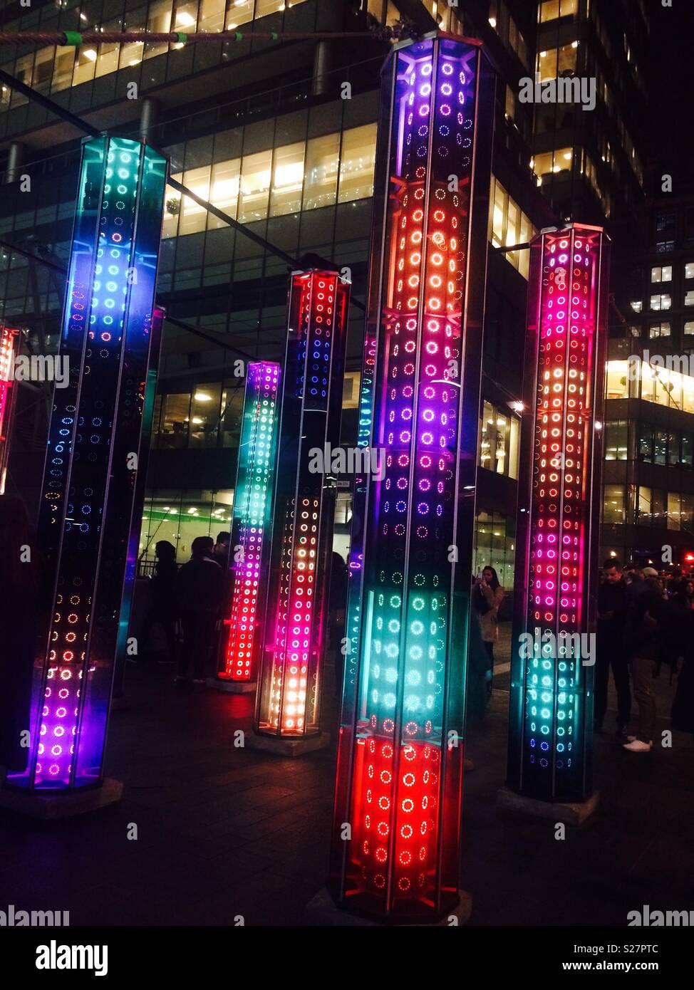 Winter Lights in London Stock Photo