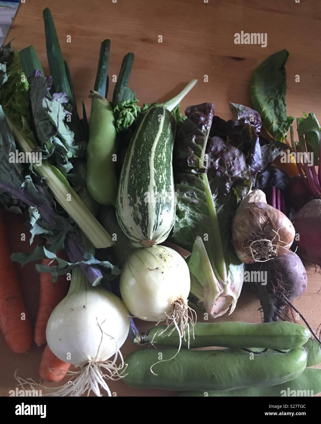 Organic veg Stock Photo
