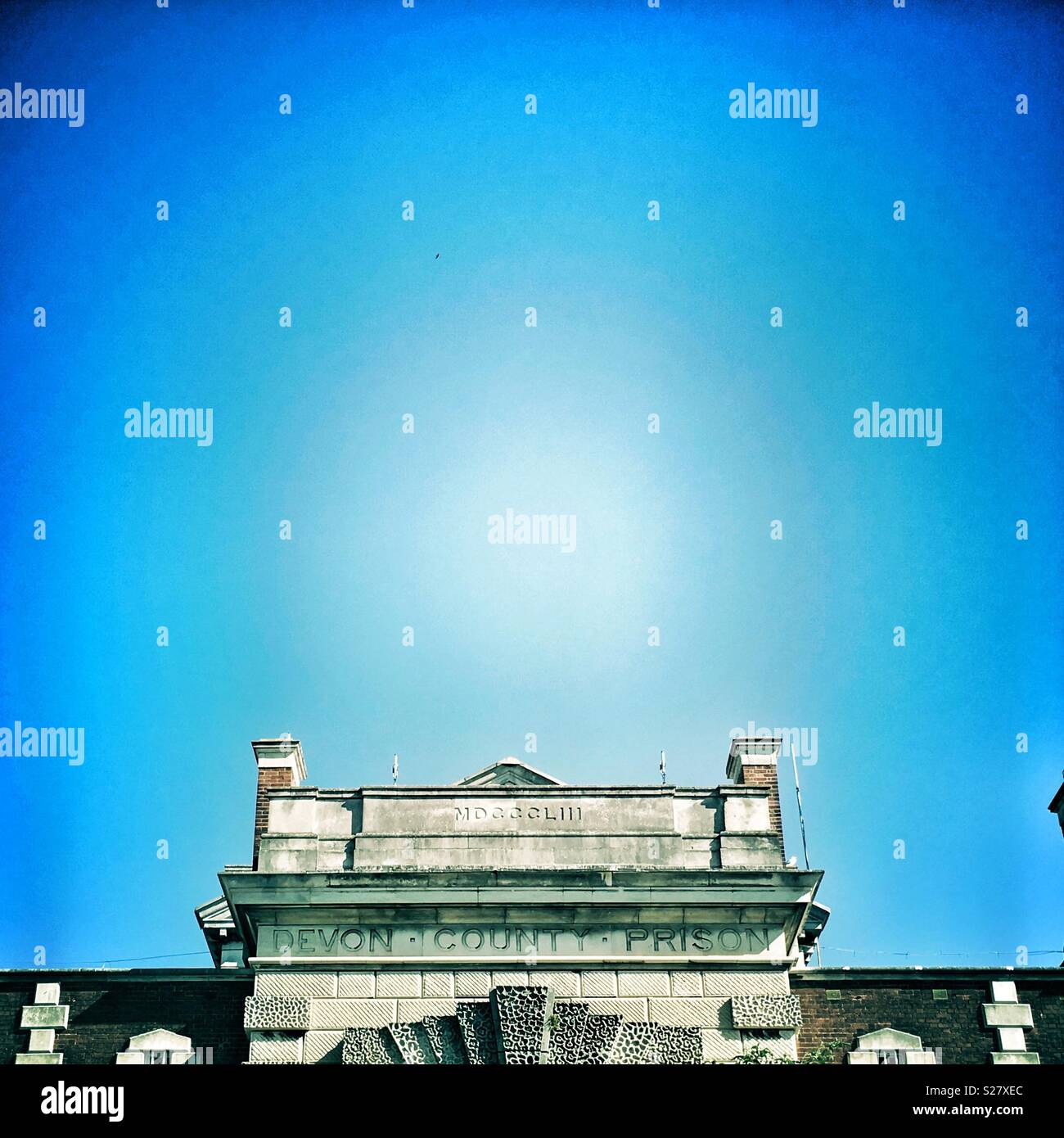 Devon county prison, Exeter - Smartphone Captured Stock Image