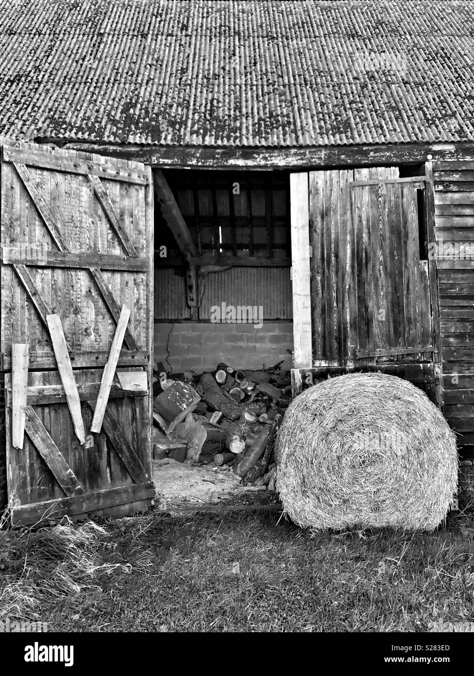 Old barn Stock Photo