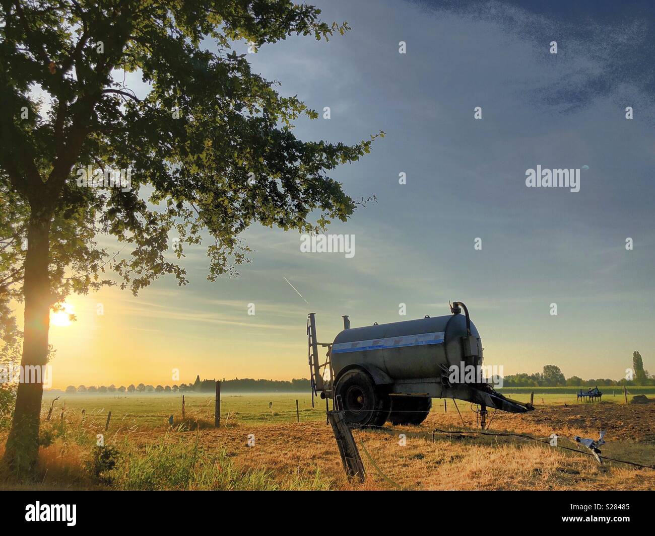 Farmer's sunrise - Smartphone Captured Stock Image