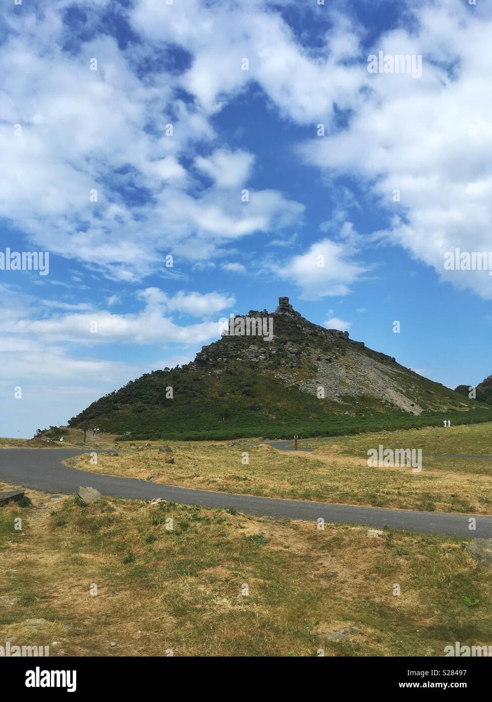 The Valley of Rocks Exmoor National Park North Devon - Smartphone Captured Stock Image