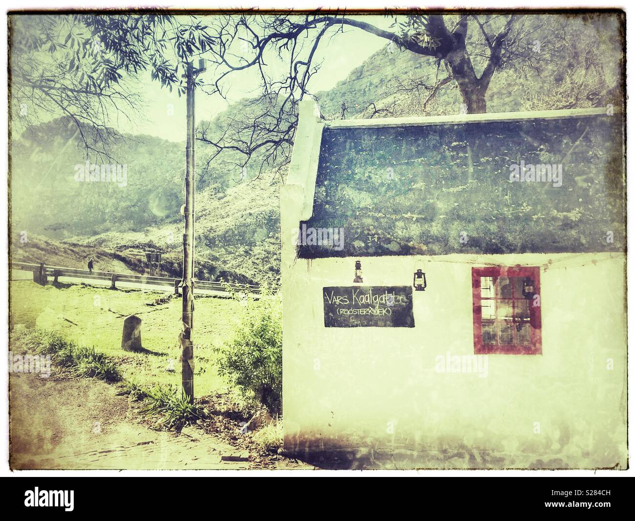 Tolhuis Bistro is situated in the Michell’s Pass between Tulbagh and Ceres in the Western Cape Province of South Africa. - Smartphone Captured Stock Image