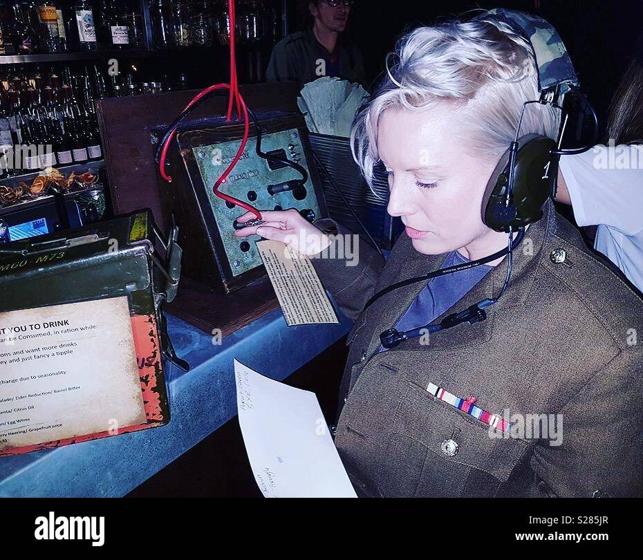 Cracking codes for cocktails - Smartphone Captured Stock Image