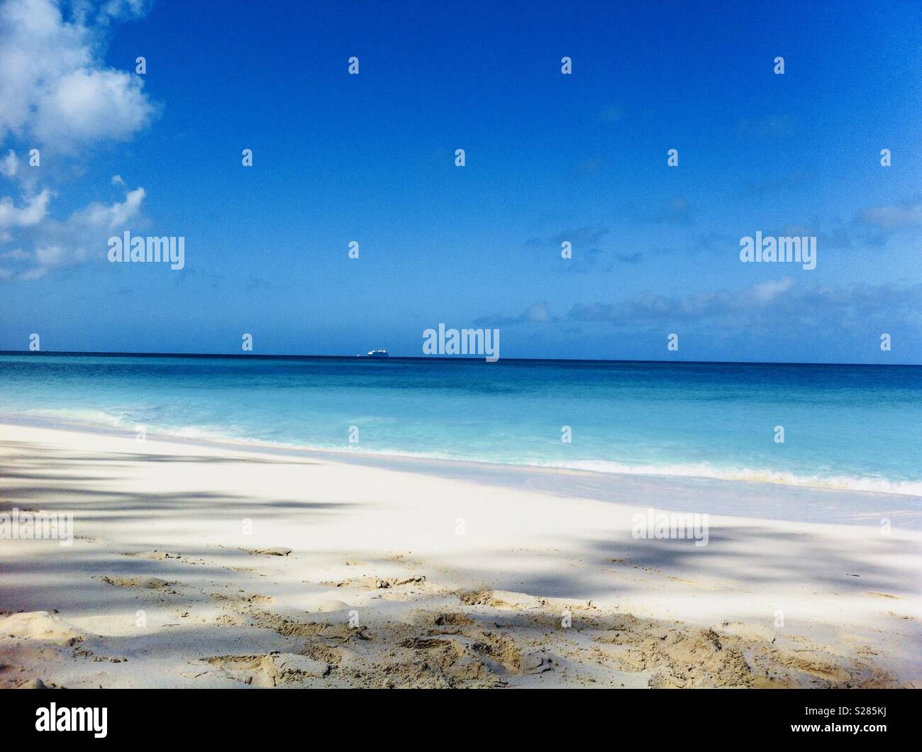 Paradaise island beach Bahamas Stock Photo
