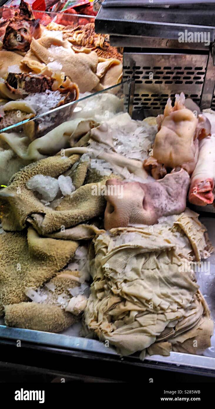 Barcelona, market. - Smartphone Captured Stock Image