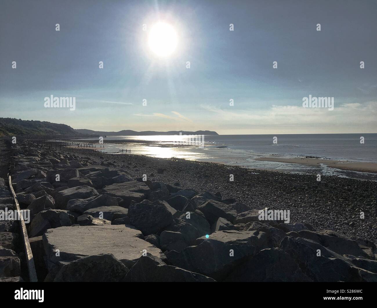 Sunset in North Wales UK - Smartphone Captured Stock Image