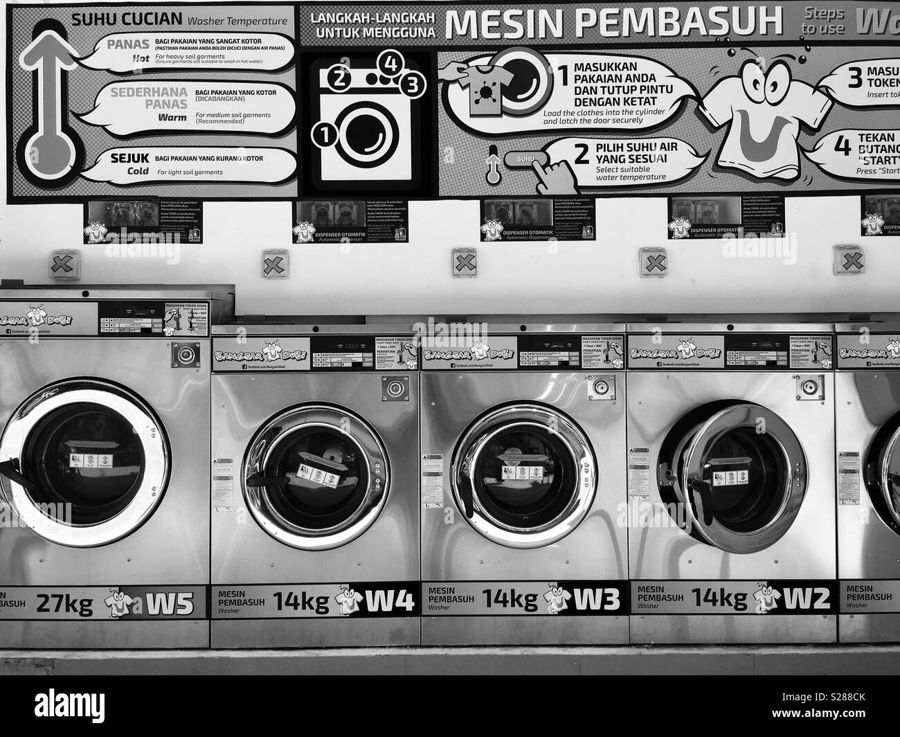 Washing machines - Smartphone Captured Stock Image