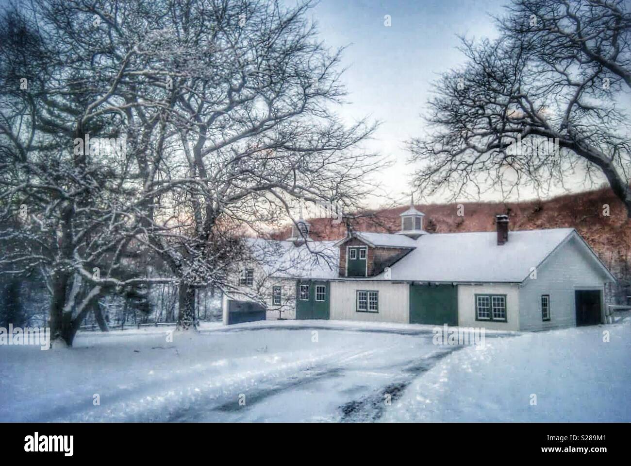 Barn in Valley Forge Stock Photo