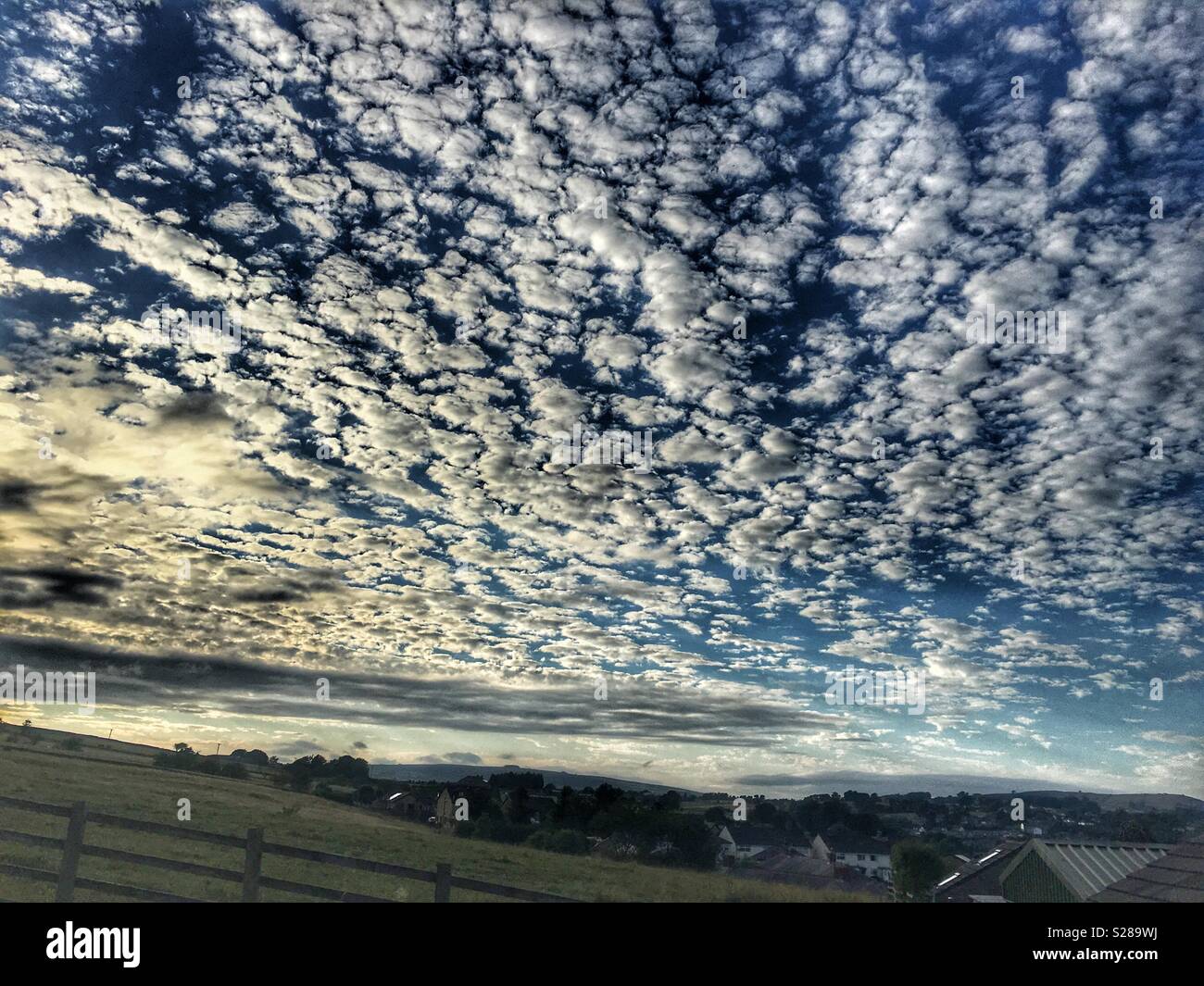 Lancashire cloudscape Stock Photo