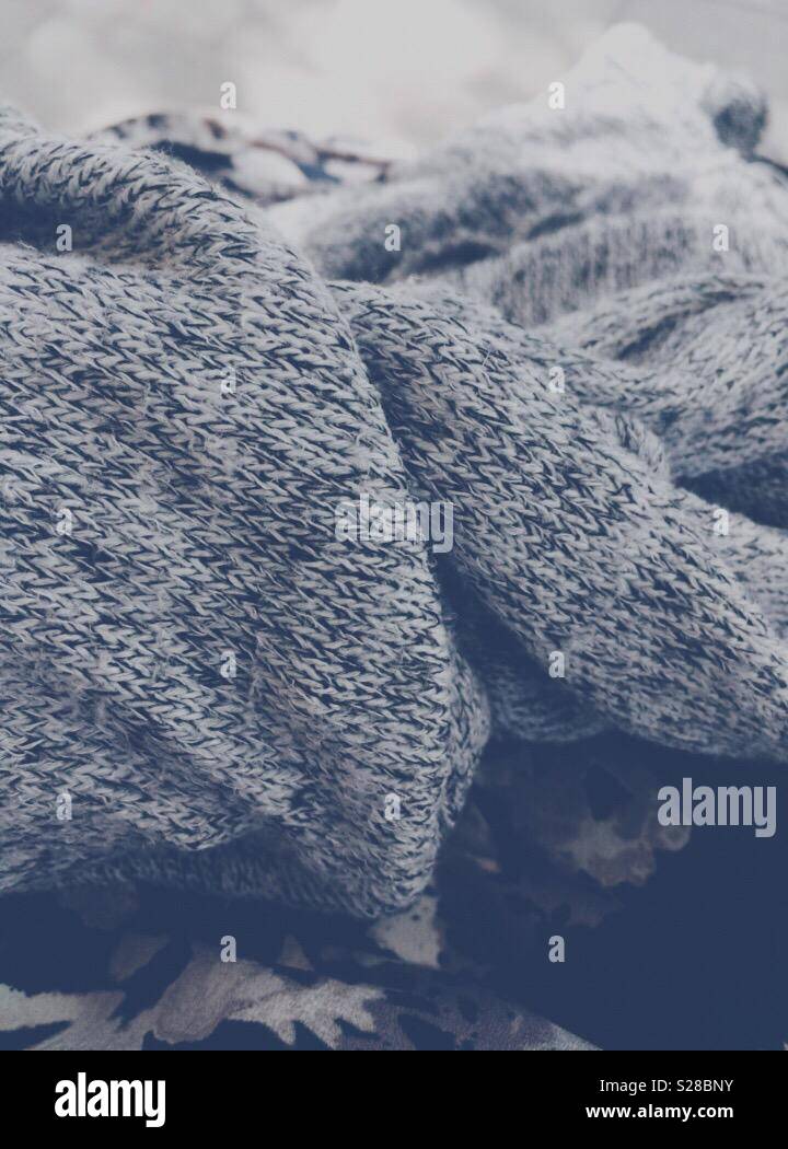 BLACK & WHITE KNIT SET main image 1