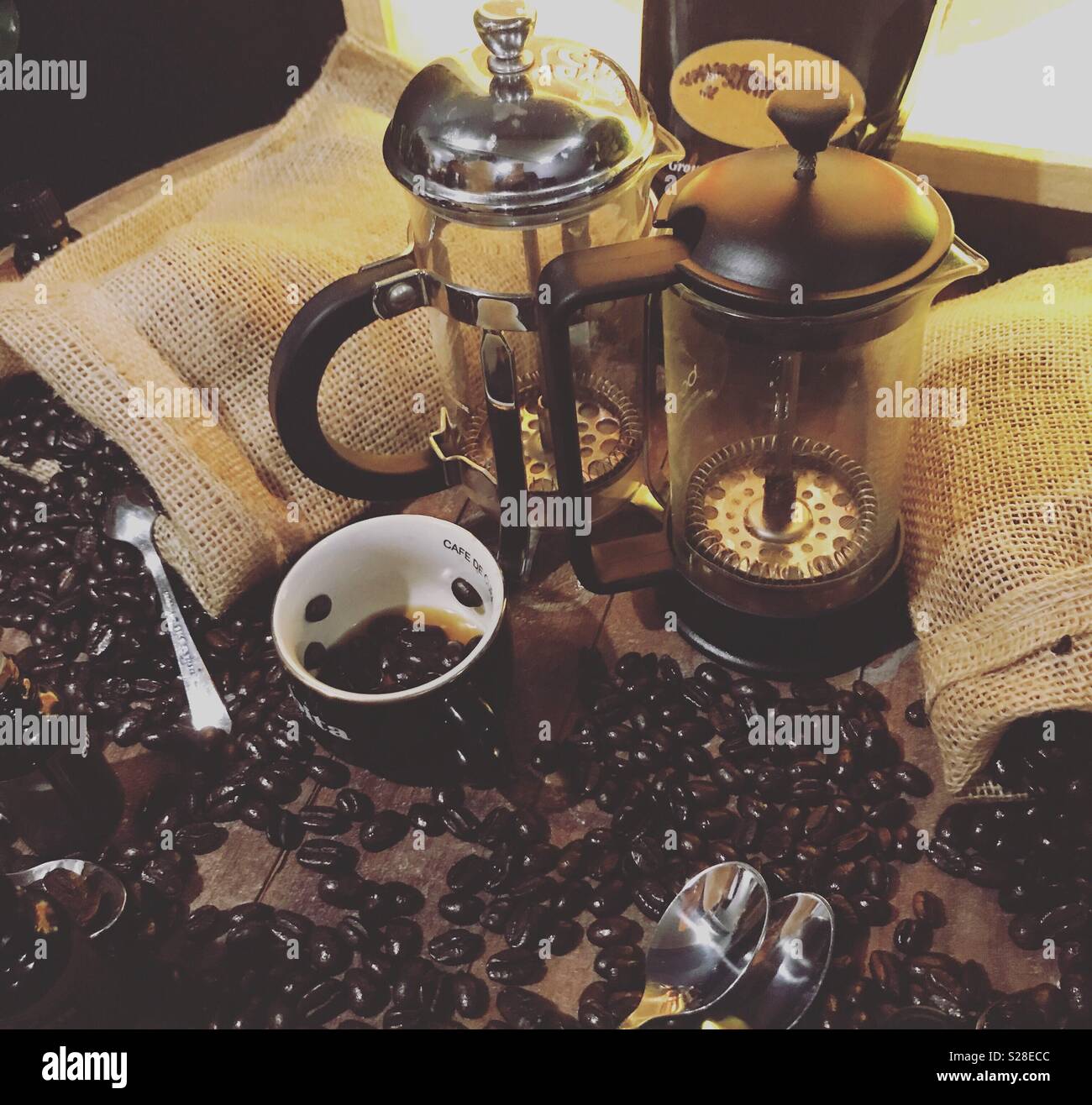 Ready to serve Stock Photo Alamy