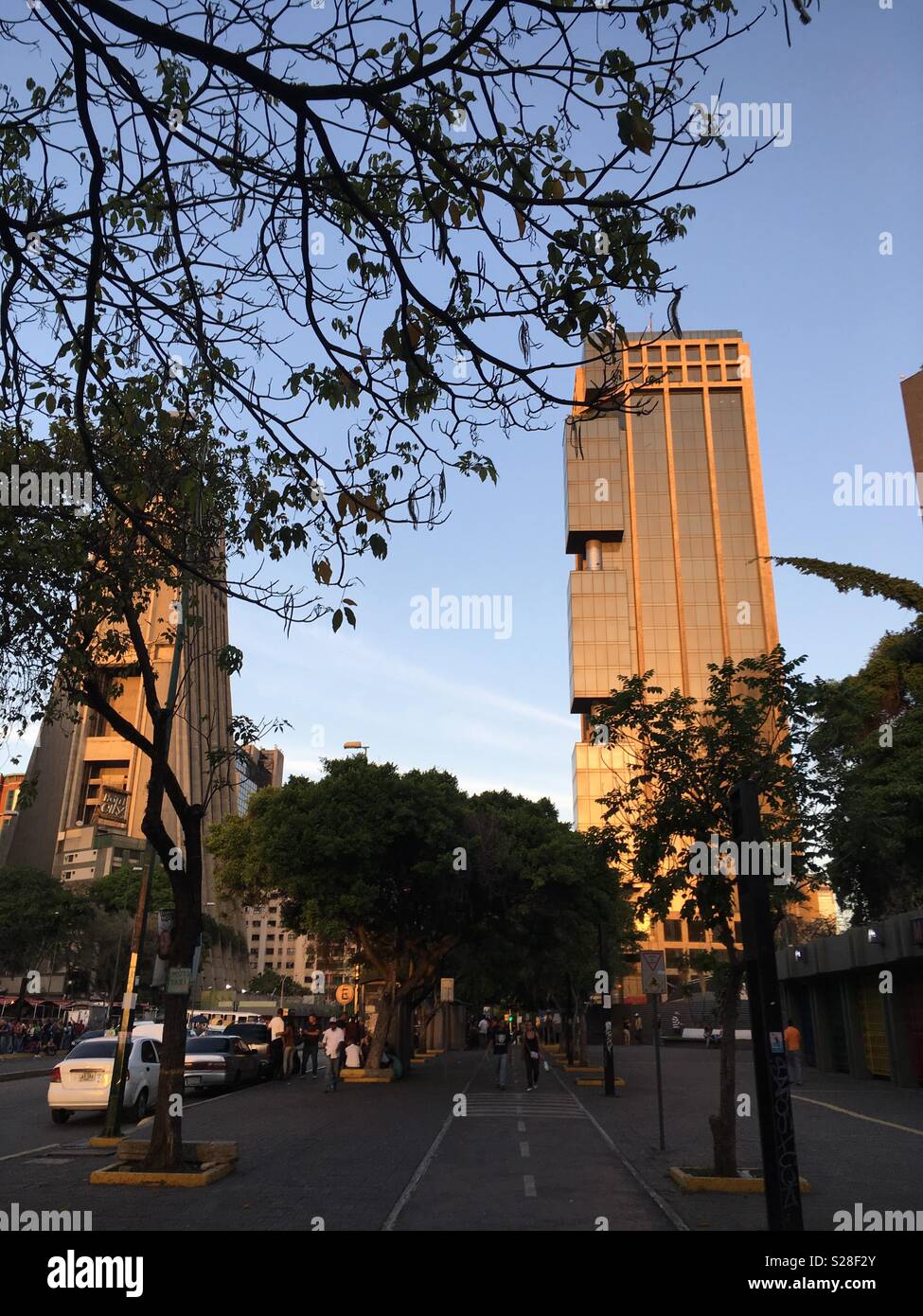 Sabana Grande, Abraham Lincoln Avenue, Gran Avenida, Vicente Quintero. Caracas Venezuela Stock Photo