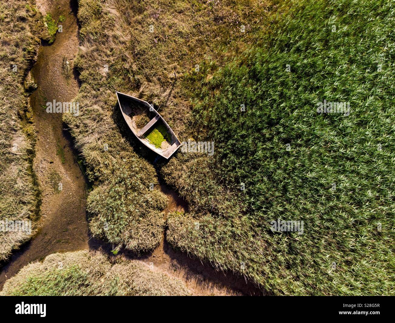 Abandoned boat 2 - Smartphone Captured Stock Image