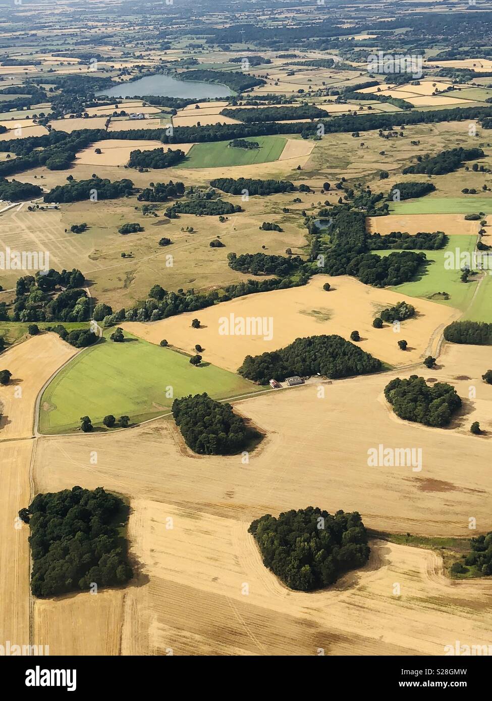 Field view from above Stock Photo - Alamy