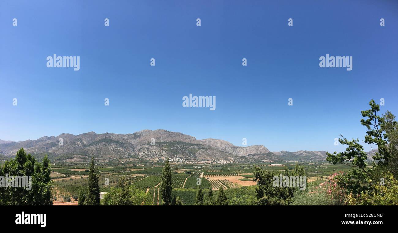 Mountains near Orba, Spain - Smartphone Captured Stock Image