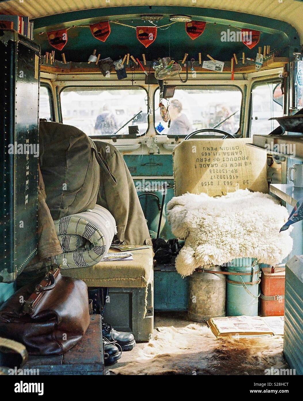 Classic Citroen H van converted into a bespoke camper Stock Photo - Alamy