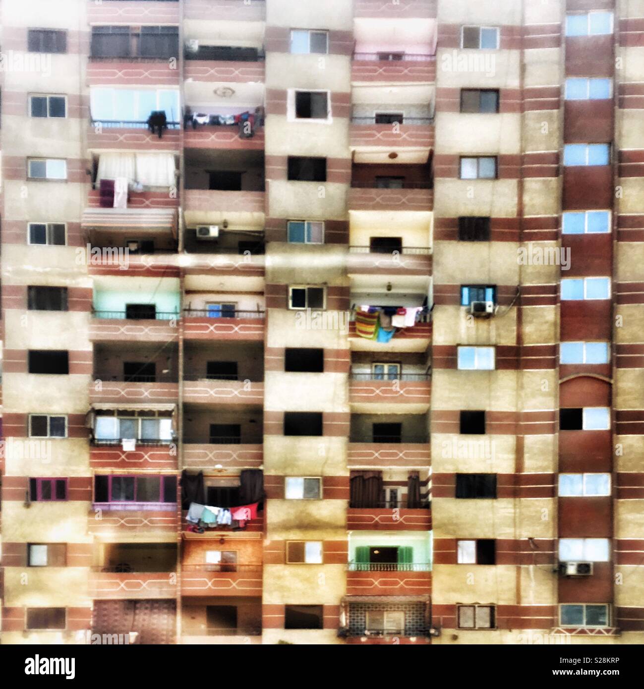 Cairo flats Stock Photo