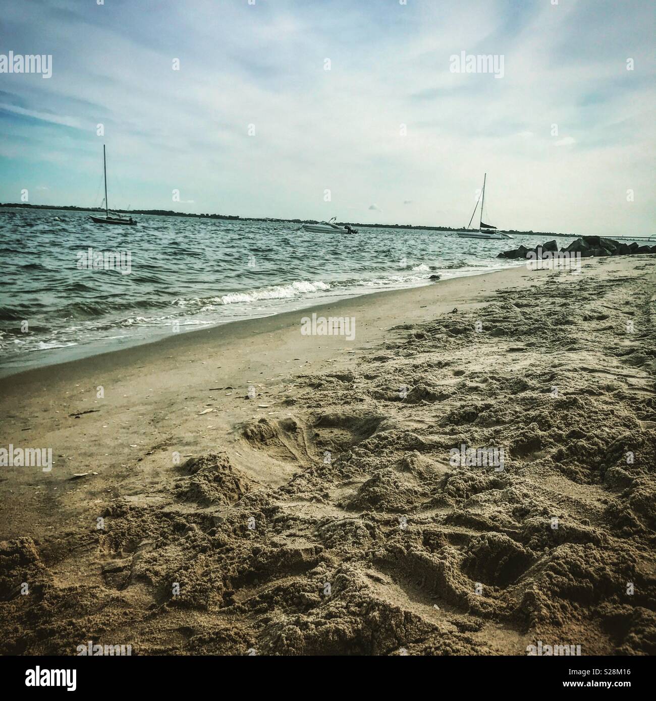 Rockaway beach in Queens New York Stock Photo Alamy