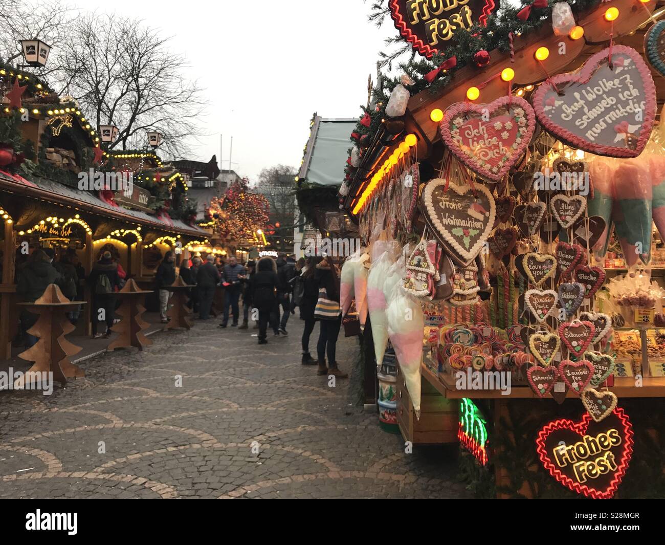 Christmas Market. Bonn, Germany Stock Photo