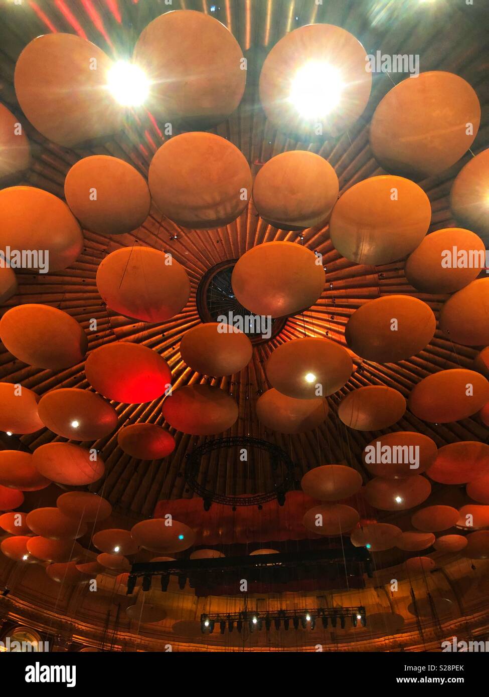Ceiling At The Royal Albert Hall In London Stock Photo 311209211