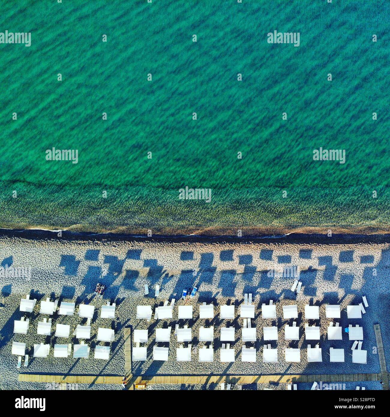 Sunbathing on Rhodes - Smartphone Captured Stock Image