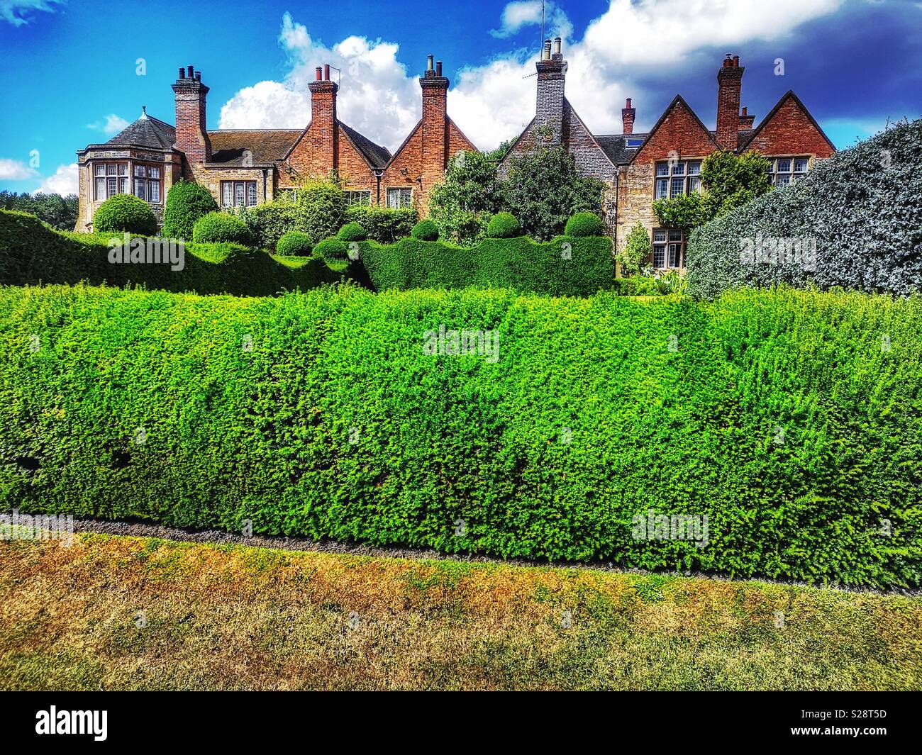 Felley Priory and Gardens, North Nottinghamshire, East Midlands, England. Founded in 1156 - Smartphone Captured Stock Image