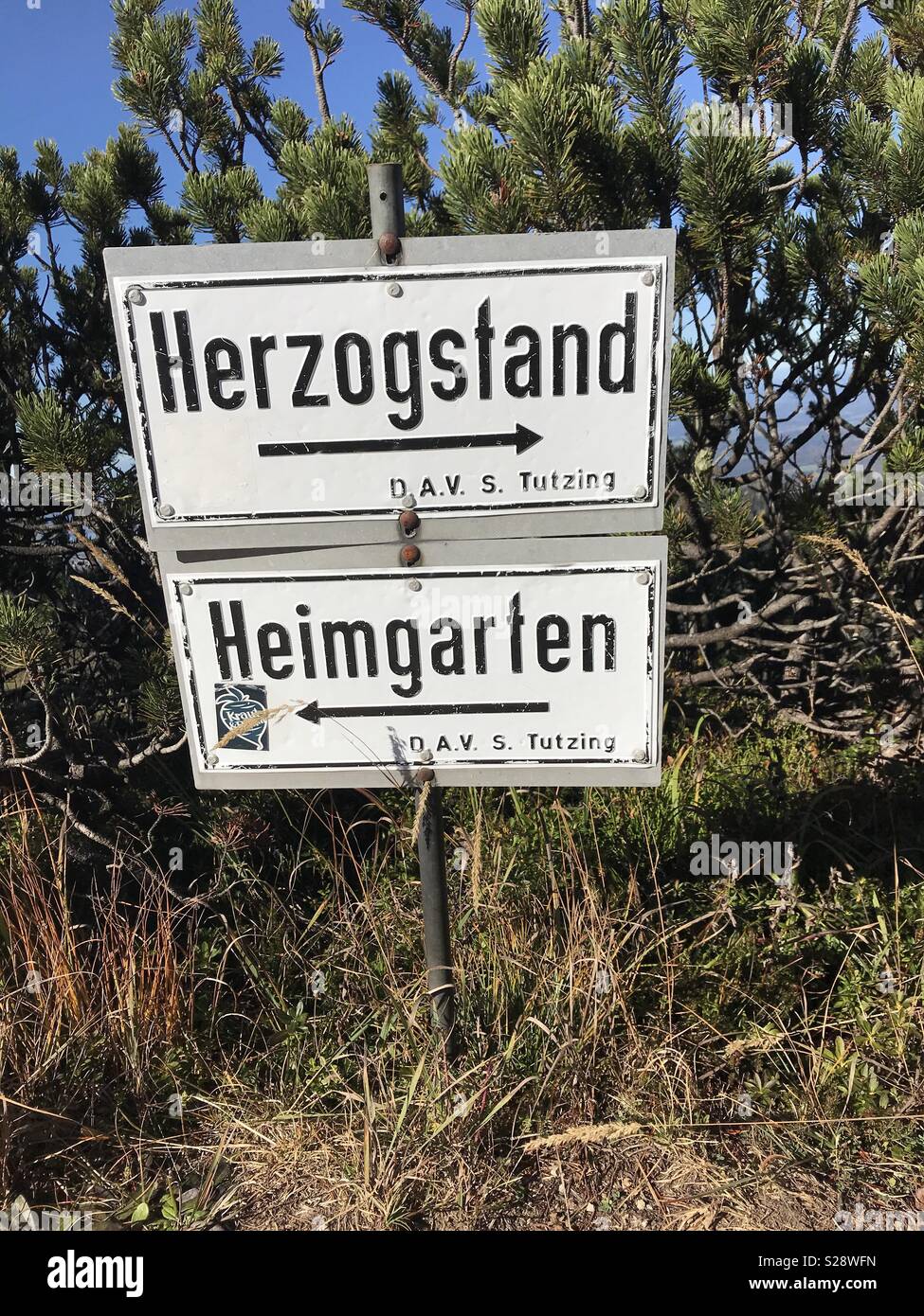 Herzogstand / Heimgarten Stock Photo